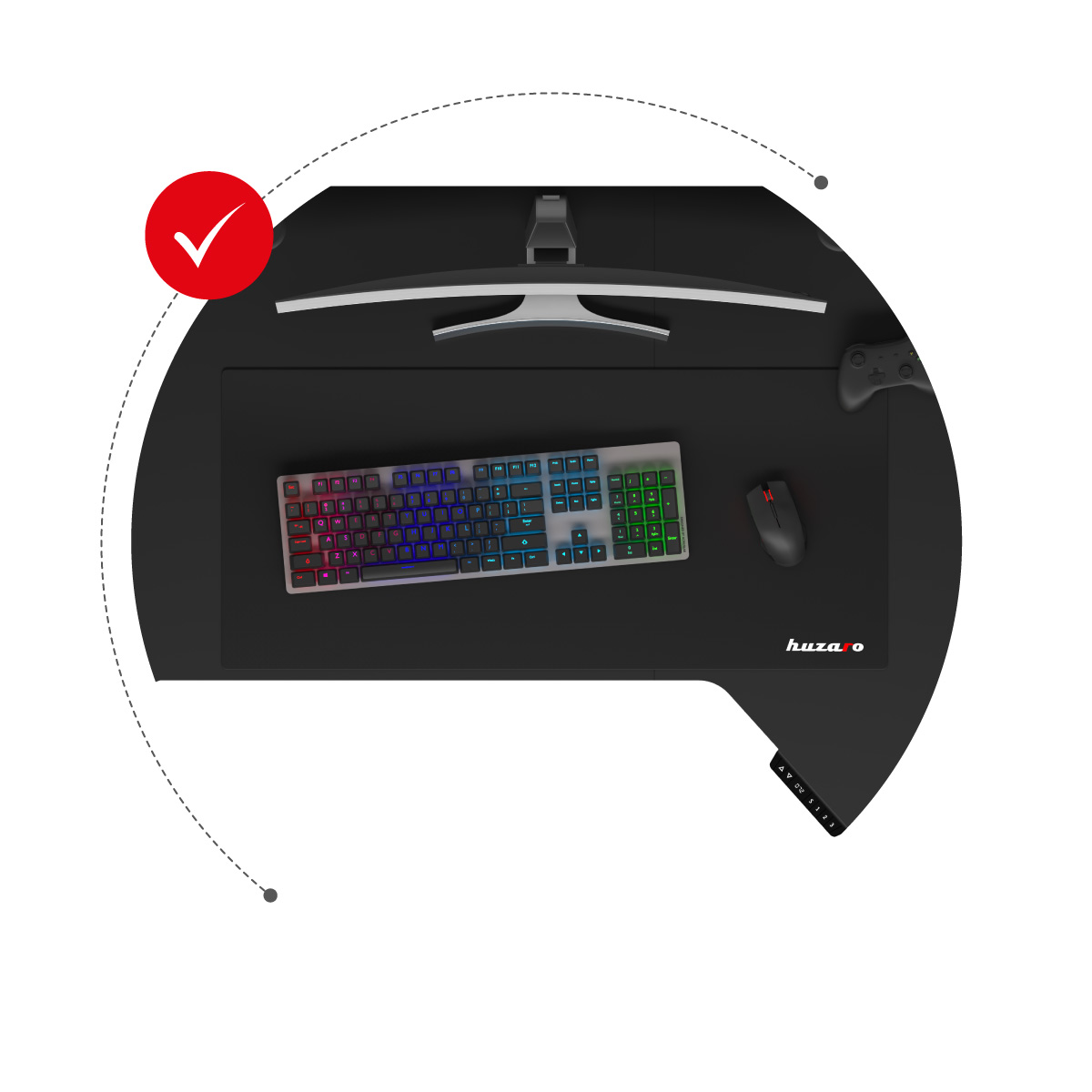Accessoires gaming inclus