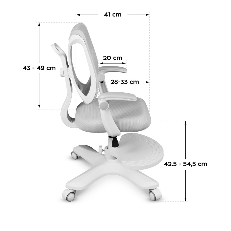 Accoudoirs ergonomiques ajustables