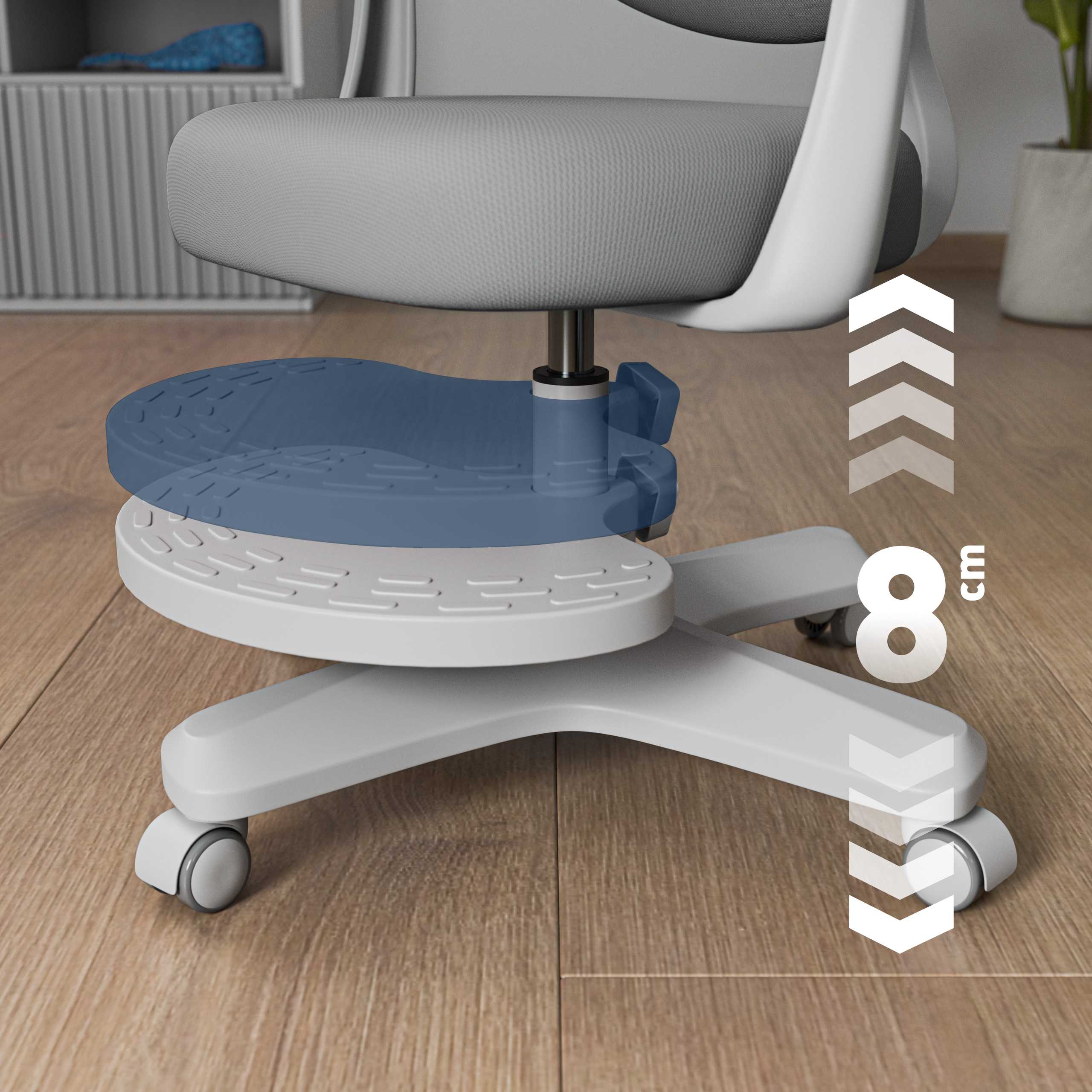 Repose-pieds ajustable intégré