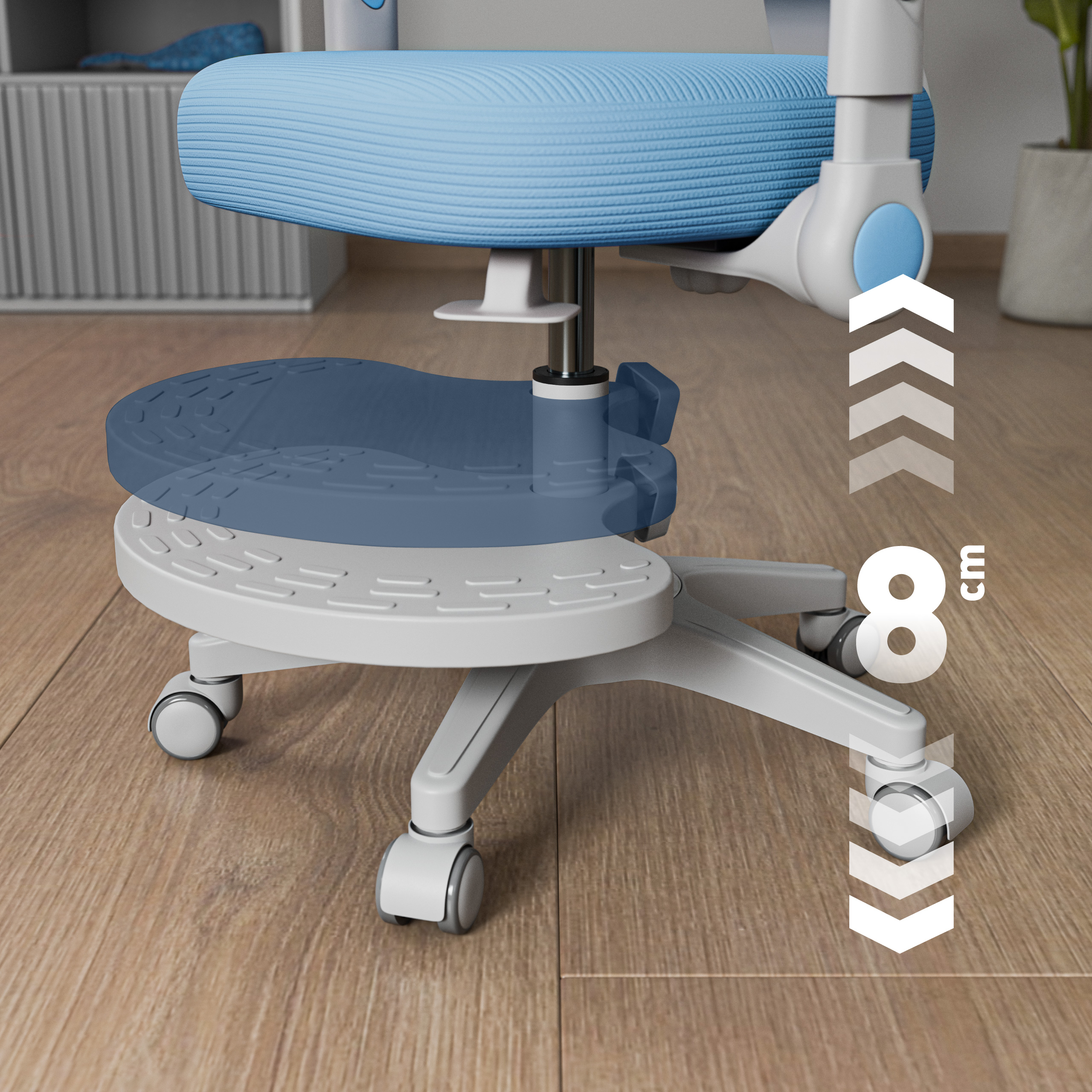 Repose-pieds ergonomique réglable