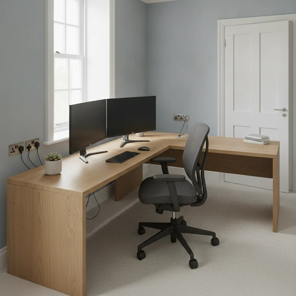 bureau en L professionnel